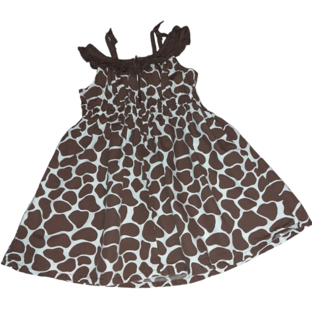 Vintage Gymboree Glamour Safari 18-24 Months Giraffe Print Dress